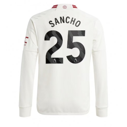 Maillot de foot Manchester United Jadon Sancho #25 Troisième 2023-24 Manche Longue